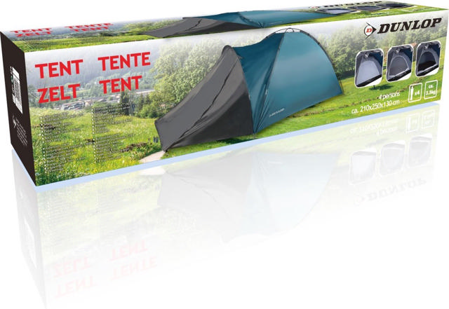 DUNLOP TENT 4 PERSONS 210X250X130CM