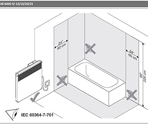 BOSCH HC 4000-10 HEAT CONVECTOR 1KW