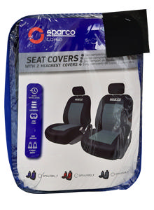 SPARCO SEAT COVER DUO BLUE/ GREY