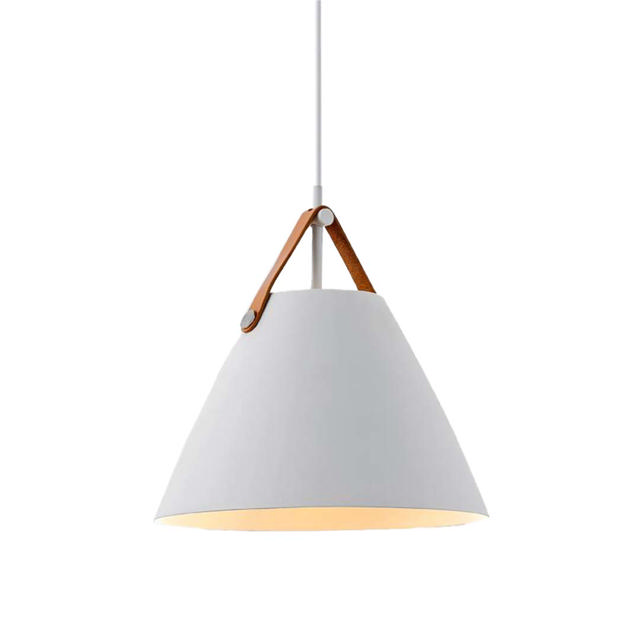 SUNLIGHT 'KARIM' 1xE27 (MAX.40W) PENDANT LIGHT WHITE Ø260xH1200MM