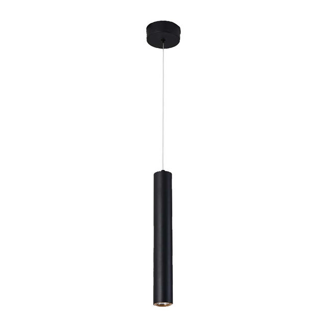 SUNLIGHT 'ALESSIA' LED 7W PENDANT LIGHT BLACK 350LM 3000K Ø60xH2500MM