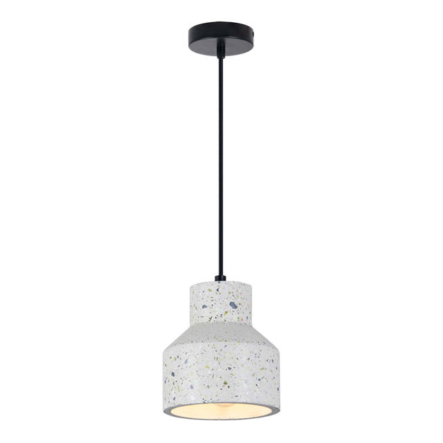 SUNLIGHT 'THIAGO' 1xE27 (MAX.40W) PENDANT LIGHT GREY Ø130xH1200MM