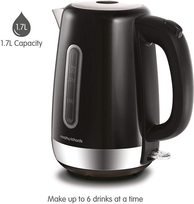 MORPHY RICHARDS 102783 EQUIP KETTLE 3000W 1.7L BLACK