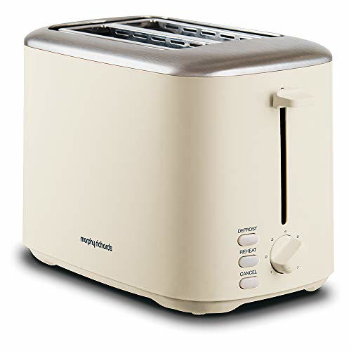 MORPHY RICHARDS 220066 EQUIP 2 SLICE TOASTER 800W CREAM