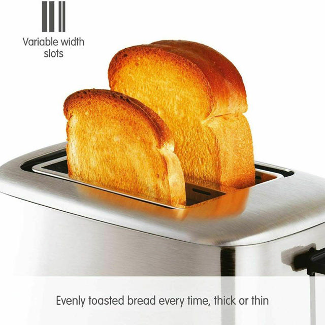 MORPHY RICHARDS 220067 EQUIP 2 SLICE TOASTER 800W BRUSHED STAINLESS STEEL