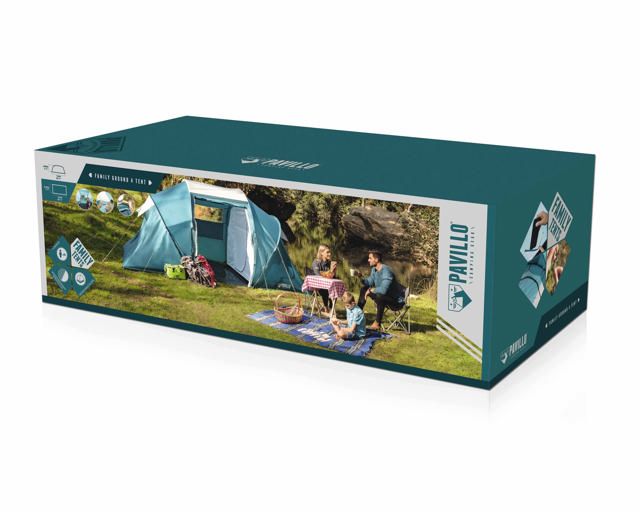 BESTWAY 68093 FAMILY 4 PERSONS TENT 460X230X185CM