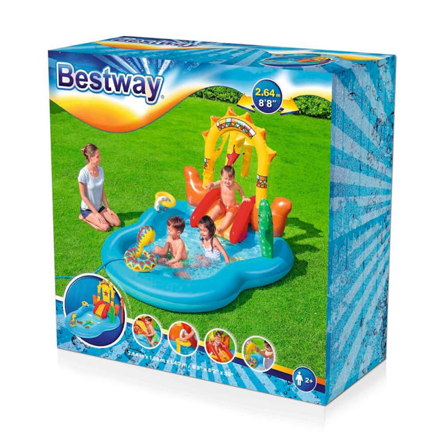 BESTWAY 53118 ΑΓΡΙΑ ΔΥΣΗ ΠΑΙΔΙΚΗ ΠΙΣΙΝΑ 264X188X140CM