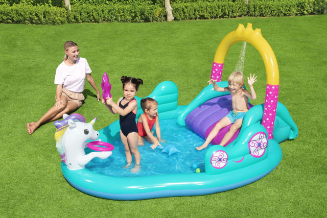 BESTWAY 53097 MAGIC UNICORN PLAY POOL 274X198X137CM