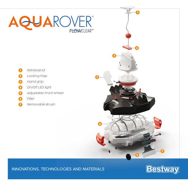 BESTWAY 58622 FLOWCLEAR ΑΥΤΟΝΟΜΟ ΡΟΜΠΟΤ ΚΑΘΑΡΙΣΜΟΥ ΠΙΣΙΝΑΣ