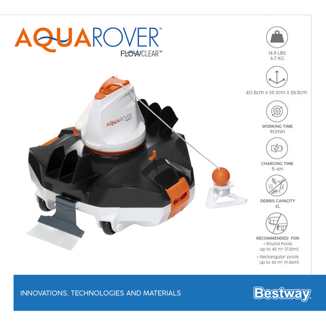 BESTWAY 58622 FLOWCLEAR AUTONOMOUS POOL CLEANING ROBOT