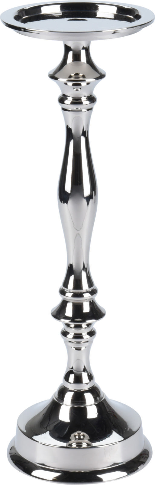 CANDLE HOLDER 313MM SILVER