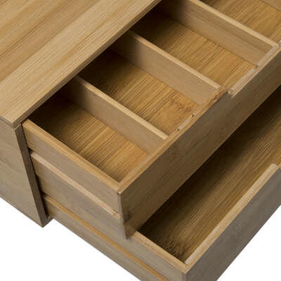 5FIVE CAPSULE 2 DRAWERS BAMBOO L34 x W30.7 x H14.5cm