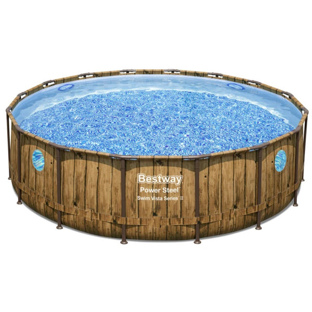 BESTWAY 56725 ROUND POOL FRAME 488X122CM GREY