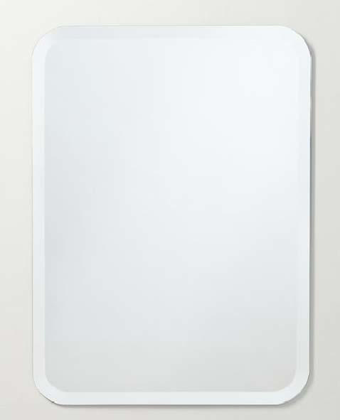 HOFER CURVE RECTANGULAR MIRROR 4MM 80X60CM