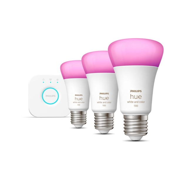 PHILIPS HUE ΛΑΜΠΤΗΡΑΣ ΣΕ ΛΕΥΚΟ ΧΡΩΜΑ AMBIANCE 9W A60 E27 SET 3ΤΜΧ (75W)