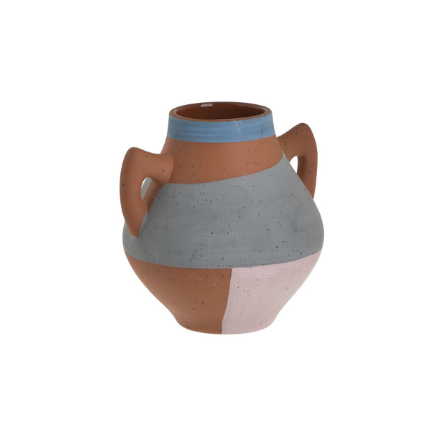 ΑΜΦΟΡΕΑΣ TERRACOTTA MULTICOLOR 15Χ14Χ15CM