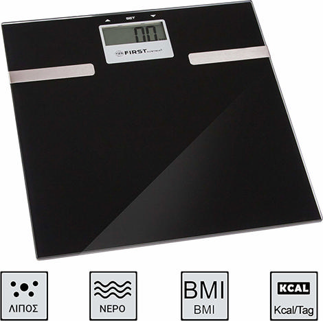 FIRST AUSTRIA FA-8006-3 BATH DIGITAL SCALE 150KG FAT ANALYSIS BLACK