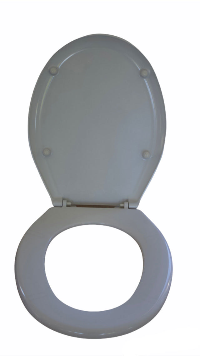 IO BAGNO TOILET SEAT LIGHT GREY DUROPLAST