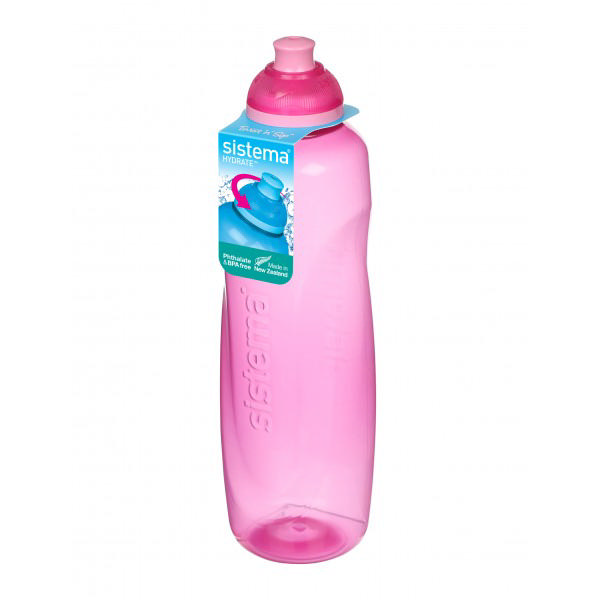 SISTEMA HYDRATE HELIX BOTTLE 600ML 3 ASSORTED COLORS