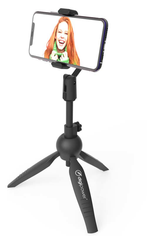 DIGIPOWER TRIPOD VIDEO PHONE STAND SELFIE STICK