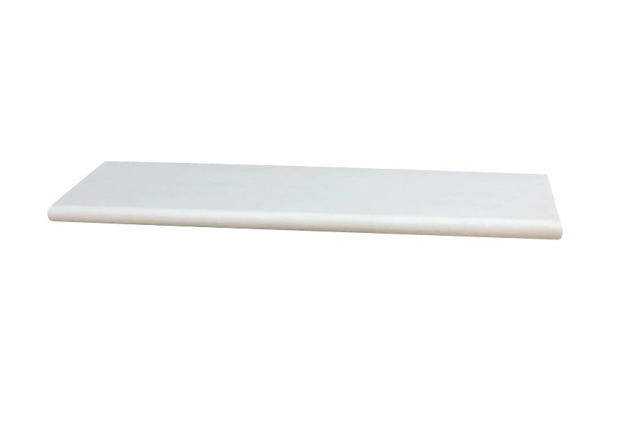 ROUND EDGE SHELF 60X30CM WHITE