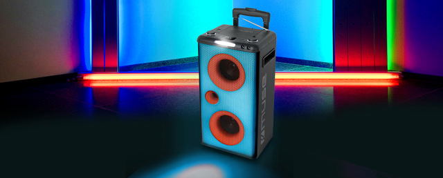 MUSE M-1928DJ ΗΧΕΙΟ BLUETOOTH PARTY BOX ΜΕ CD ΚΑΙ ΜΠΑΤΑΡΙΑ 300W