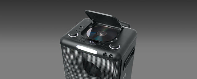 MUSE M-1928DJ ΗΧΕΙΟ BLUETOOTH PARTY BOX ΜΕ CD ΚΑΙ ΜΠΑΤΑΡΙΑ 300W