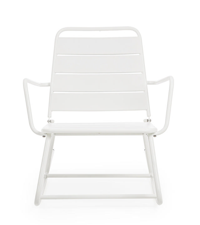 BIZZOTTO LILLIAN ROCKING CHAIR 74X90X63CM - WHITE