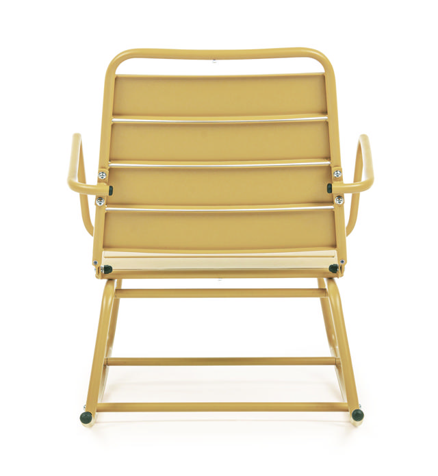 BIZZOTTO LILLIAN ROCKING CHAIR 74X90X63CM - YELLOW