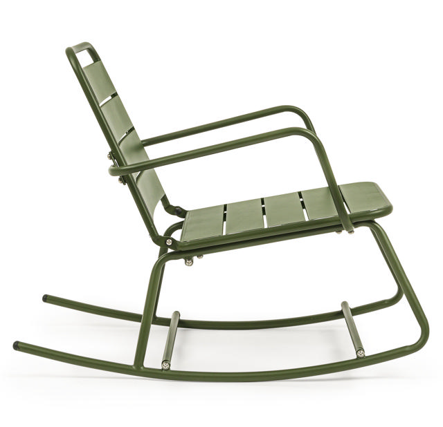 BIZZOTTO LILLIAN ROCKING CHAIR 74X90X63CM -GREEN