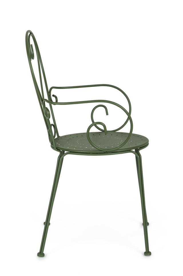 BIZZOTTO ETIENNE OUTDOOR CHAIR 49X49X89CM - GREEN