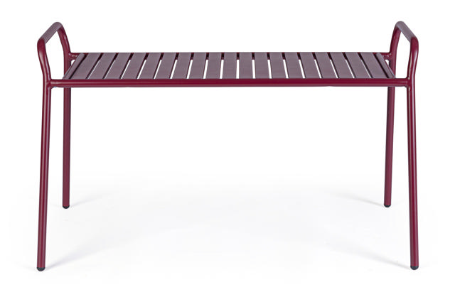 BIZZOTTO DALYA BENCH RED 88Χ49Χ51CM