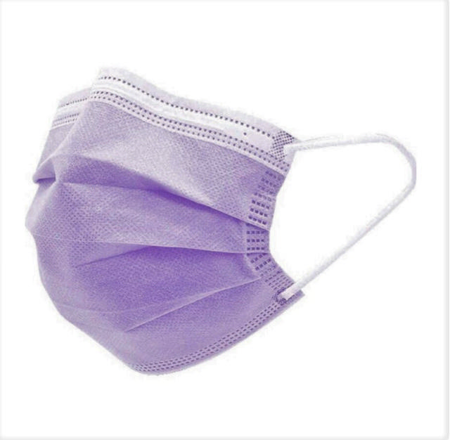 3 LAYER PROTECTIVE MASKS 10PCS VIOLET