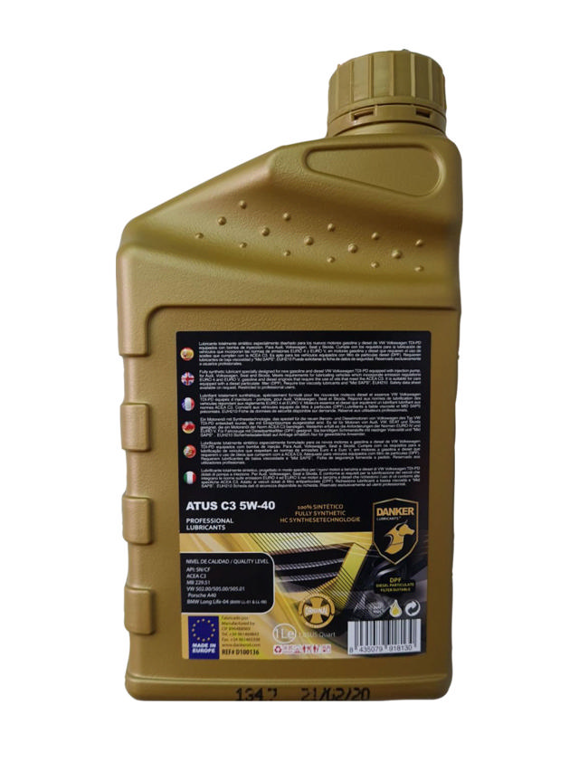 DANKER ATUS C3 5W-40 1LTR