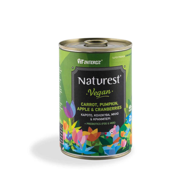 NATUREST VEGAN PET FOOD VEGETABLES & FRUITS 400GR