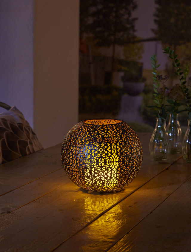 LUXFORM LIGHTING SOLAR TABLE LANTERN COCO