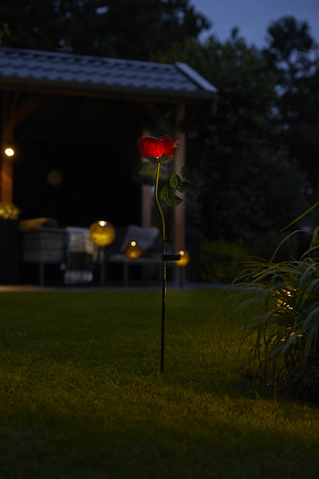 LUXFORM LIGHTING SOLAR FLOWER ROSE