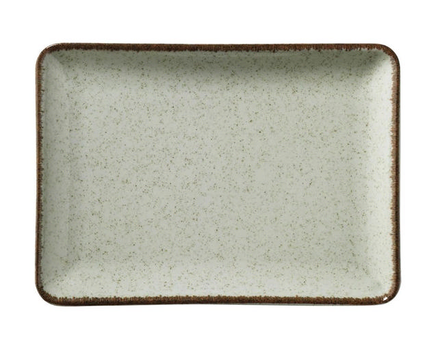 MOOD RECTANGULAR PLATTER 30X22CM GREEN