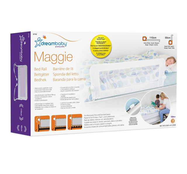 DREAMBABY FOLDING SAFETY GATE BED RAIL MAGGIE 110CM