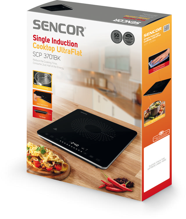 SENCOR SCP 3701 BK INDUCTION COOKTOP 2000W