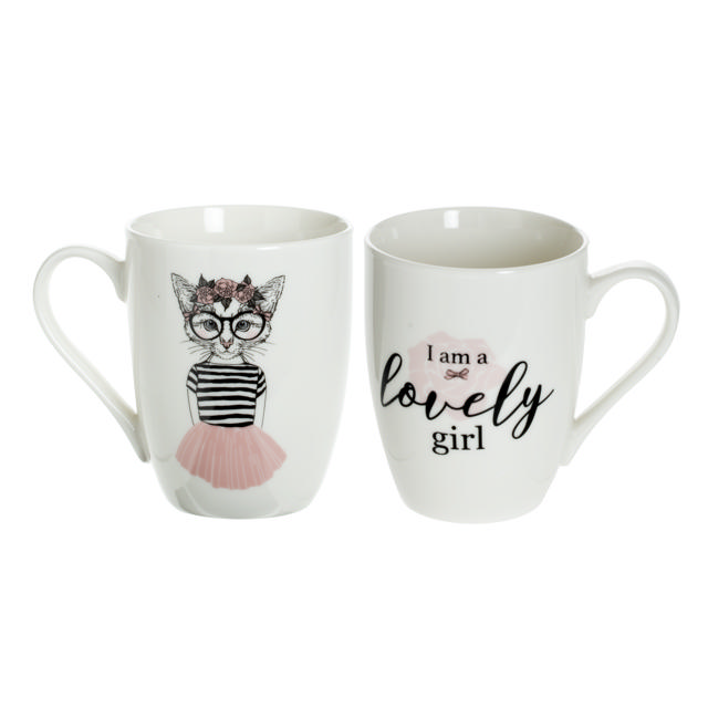 MUG M FUNKY PET 33CL 4 ASSORTED DESIGNS