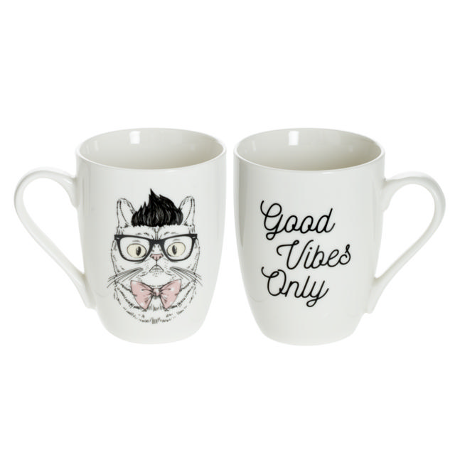 MUG M FUNKY PET 33CL 4 ASSORTED DESIGNS