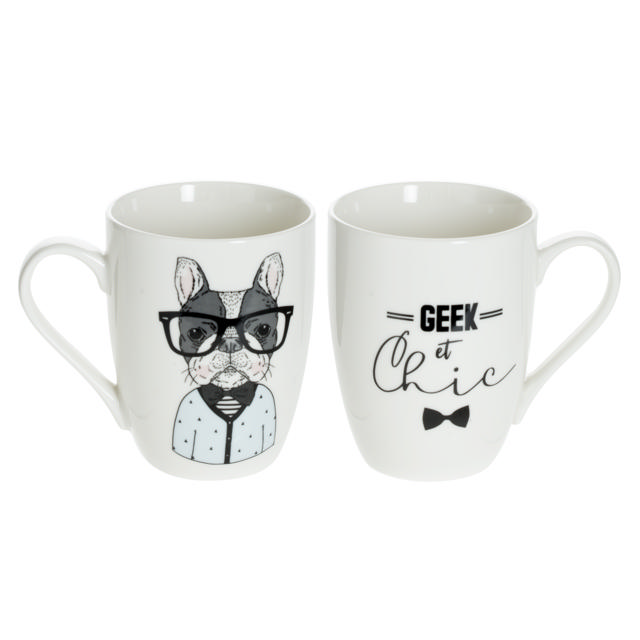 MUG M FUNKY PET 33CL 4 ASSORTED DESIGNS