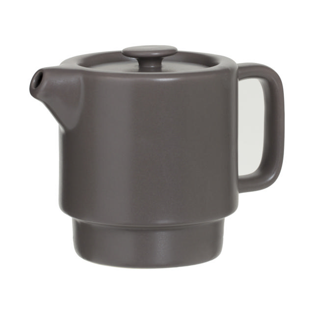 TEAPOT WITH CUP TAUPE NATURAL 400ML