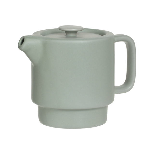 TEAPOT WITH CUP MINT NATURAL 400ML