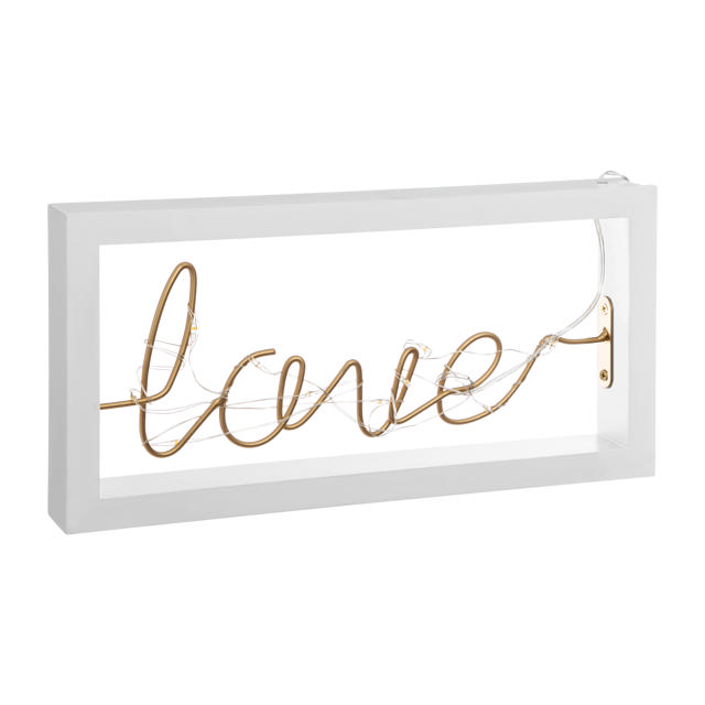 LED LOVE WORD L25 2 ASSORTED COLORS