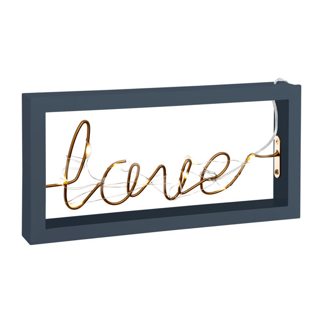 LED LOVE WORD L25 2 ASSORTED COLORS