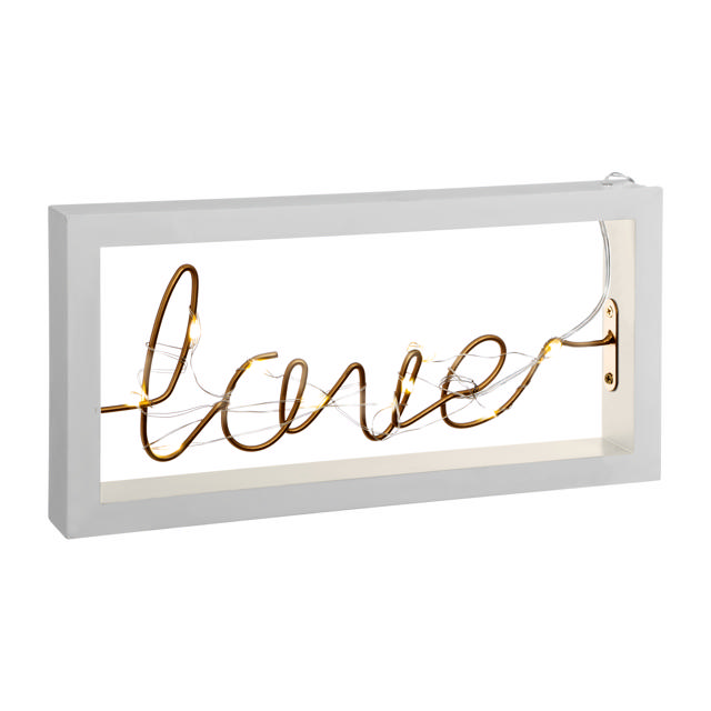 LED LOVE WORD L25 2 ASSORTED COLORS