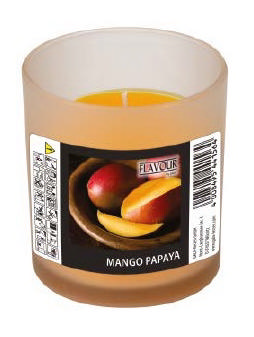 GALA CANDLE GLASS MANGO PAPAYA