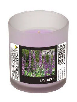 GALA CANDLE GLASS LAVENDER